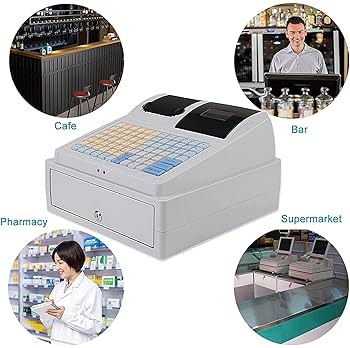 Amazon.co.jp: 電子キャッシュレジスター、81キー8デジタルLED